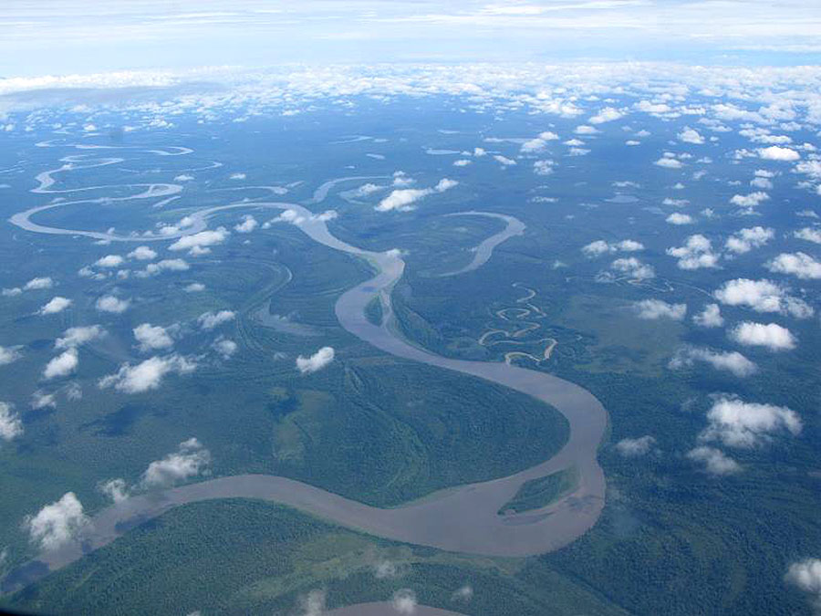 Aerial view of the Baliem Valley