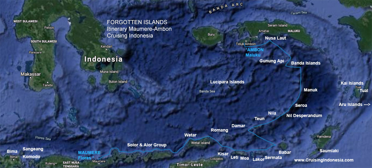 Forgotten Islands all itinerary from Maumere to Ambon 