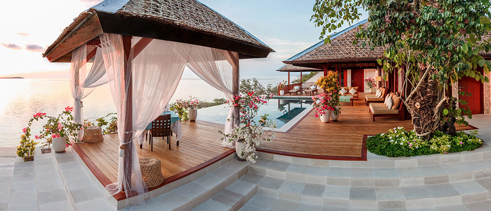 Villa accommodations at Wakatobi Dive Resort