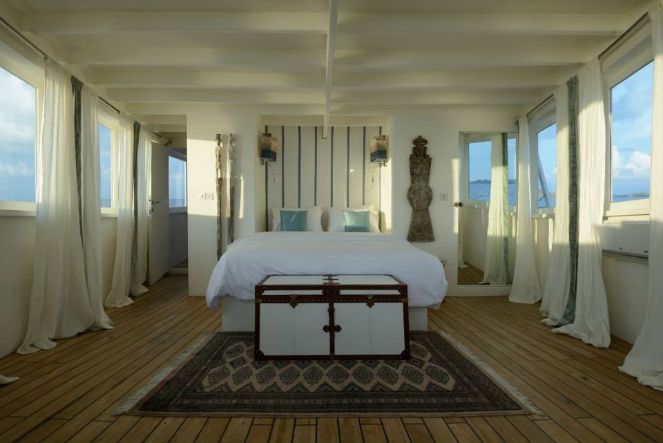 accommodations on a luxury yacht phinisi style
